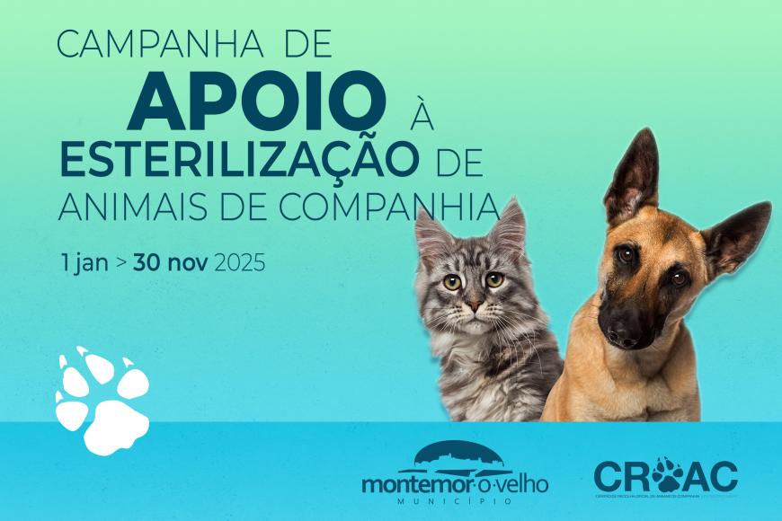 Campanha de Apoio à Esterilização de Animais de Companhia 2025 Campanha de Apoio à Esterilização de Animais de Companhia 2025