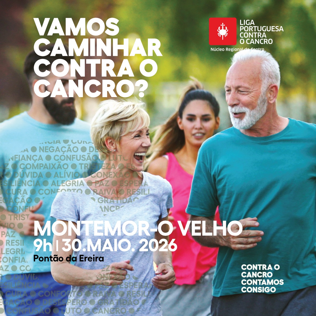 vamos caminhar  contra o cancro?