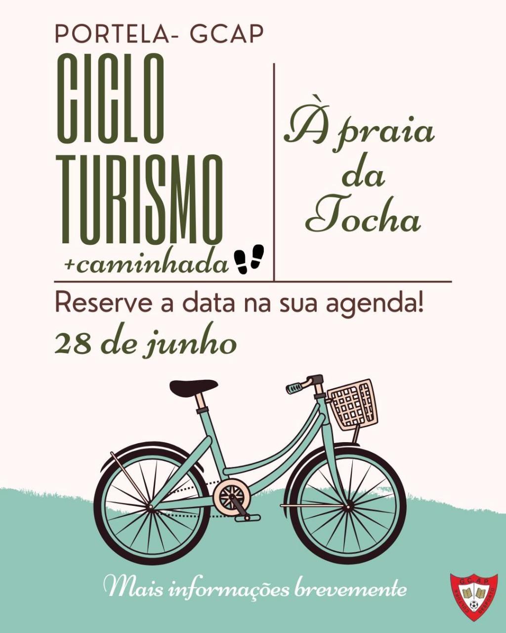 CICLOTURISMO & CAMINHADA &Agrave; PRAIA DA TOCHA